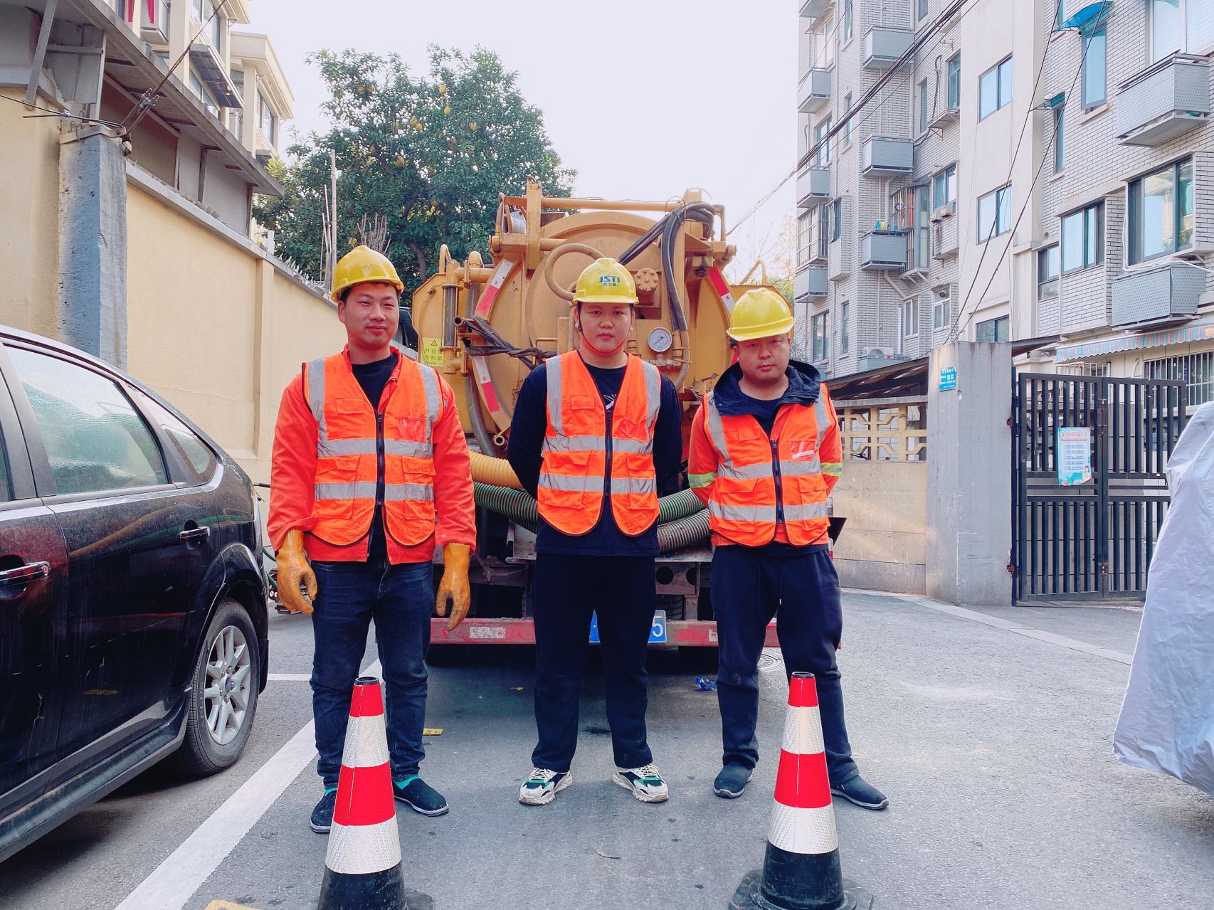 华电南京某小区管道清淤检测施工